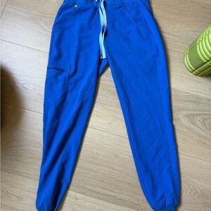 Figs Royal Blue Jogger Pants scrubs